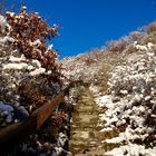 Schneetreppe