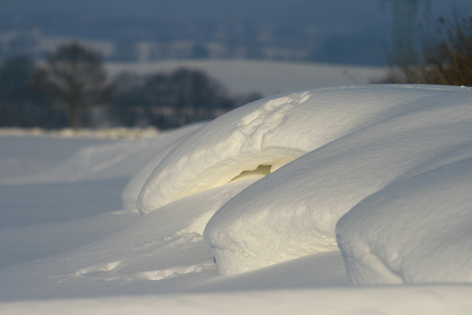 Schneeverwehungen