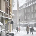 Schneeverwehungen Münster