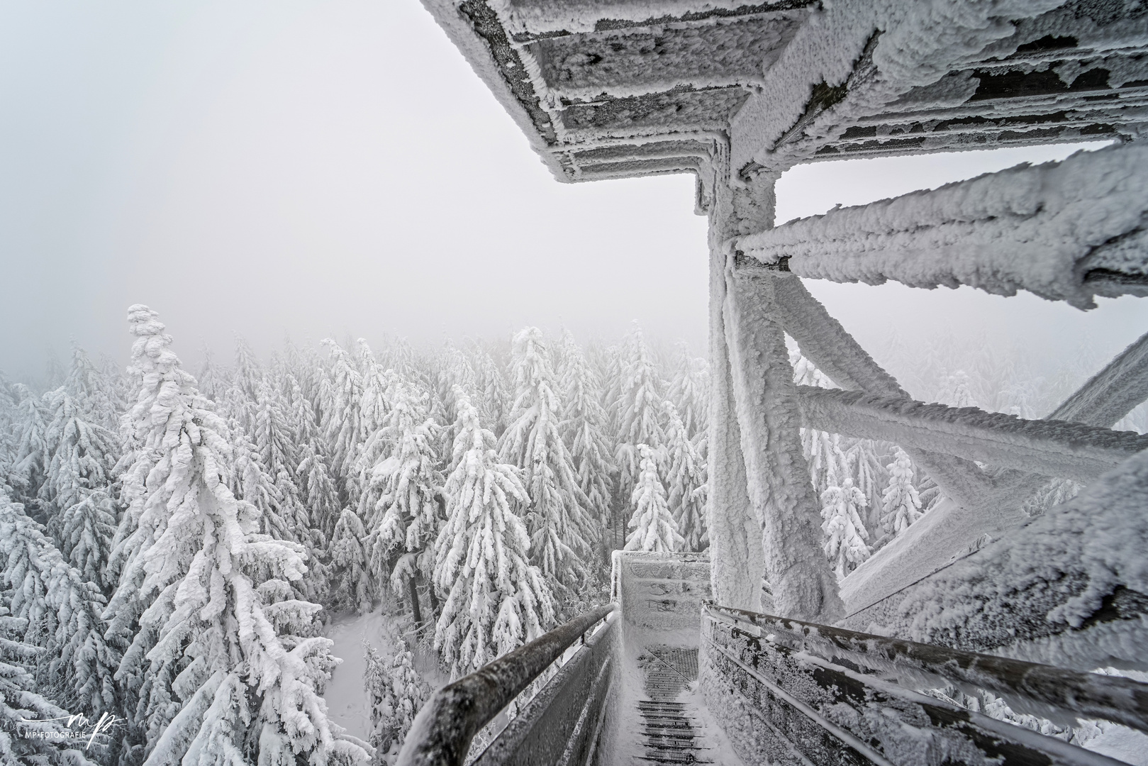 Schneewanderung zum Oberpfalzturm bei Waldershof/Tirschenreuth