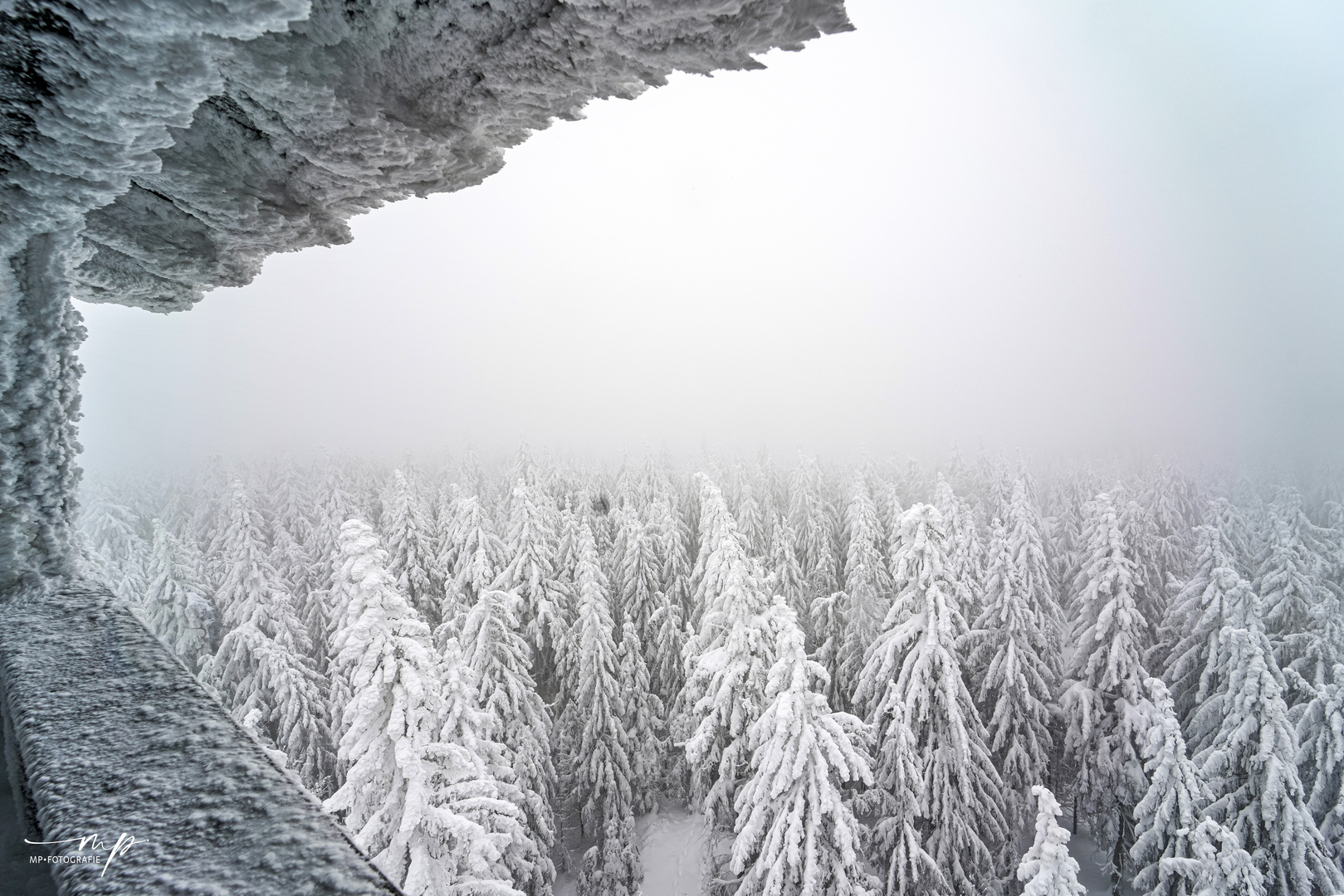 Schneewanderung zum Oberpfalzturm bei Waldershof/Tirschenreuth