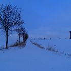 Schneeweg zum Wasserturm