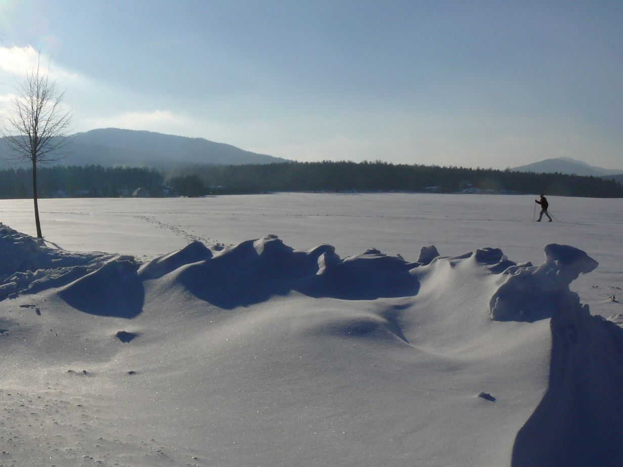 Schneewehen im Zittauer Gebirge