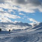 schneeweiße Wolken