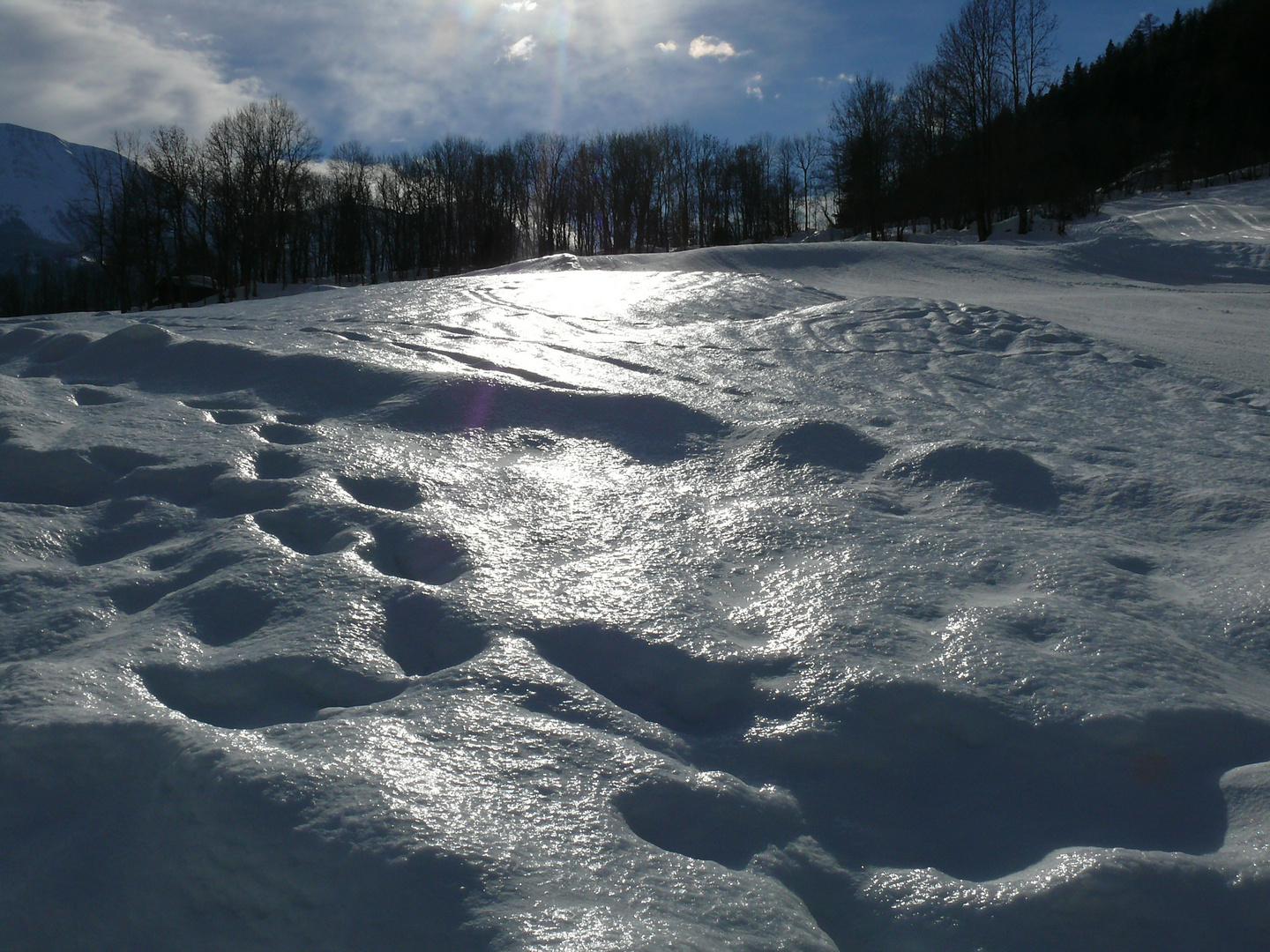 schneewellige Talebene