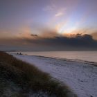 Schneewolke am Strand von Hiddensee