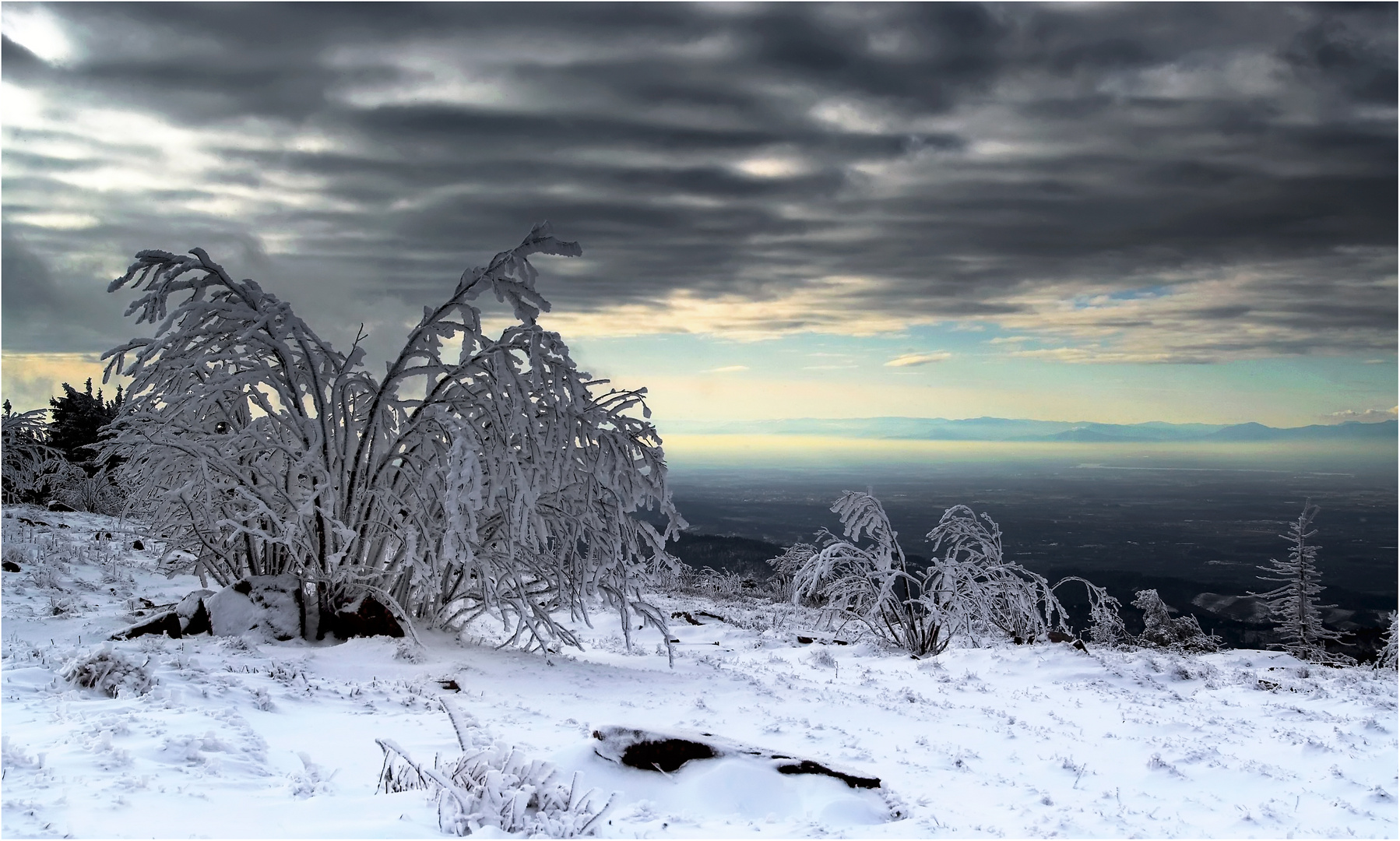 Schneewolken