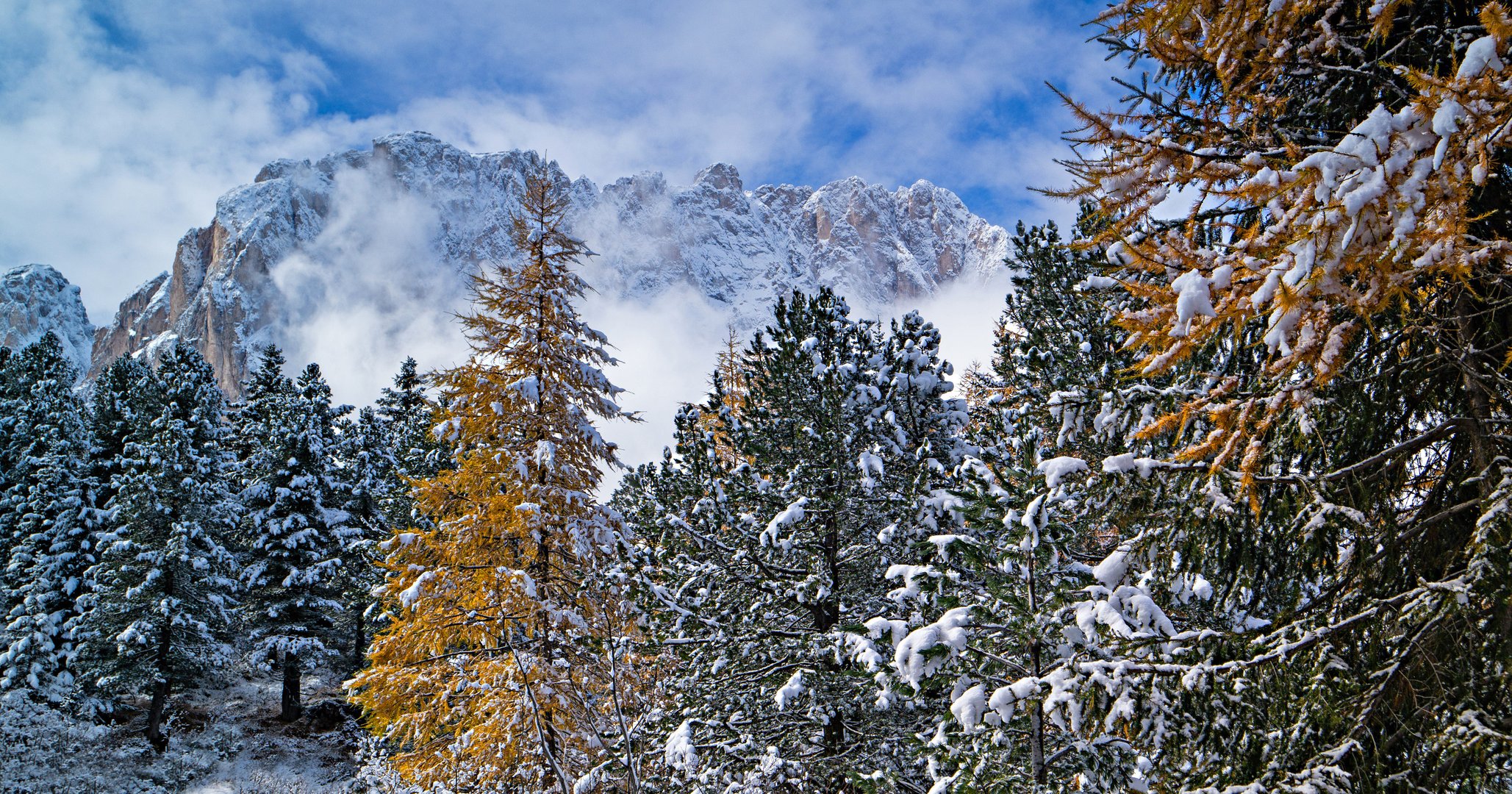 Schneewolken