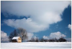 Schneewolken, die keine sind...