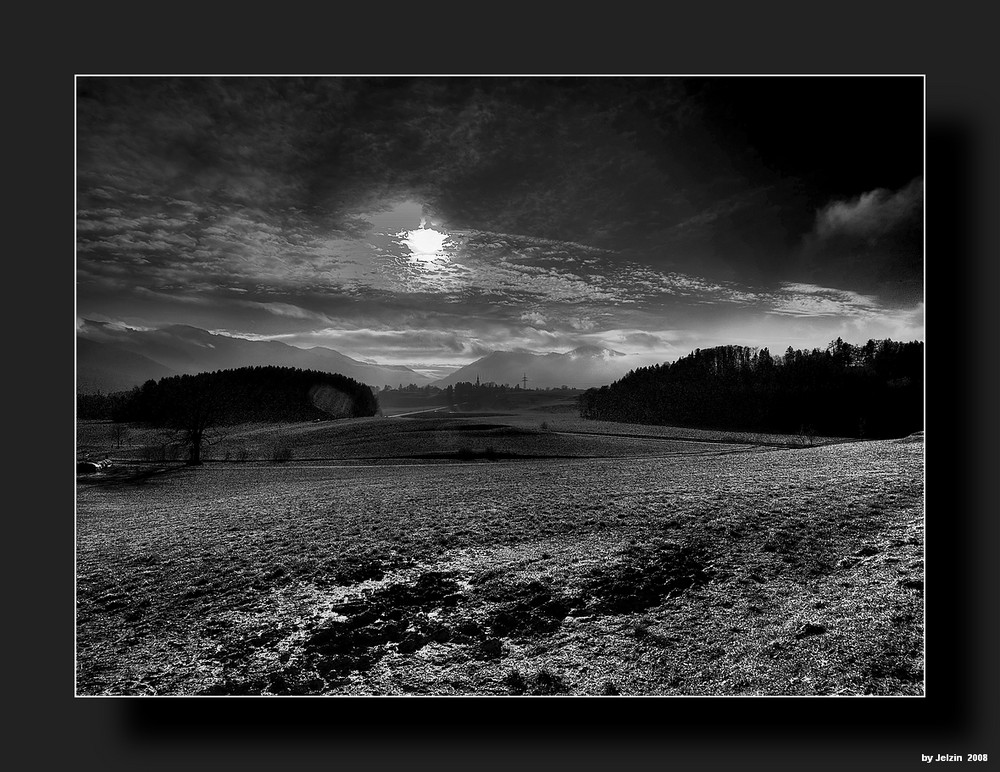 Schneewolken Filter ;-) b/w