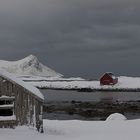 Schneewolken in Norwegen