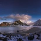 Schneewolken über Skagsanden