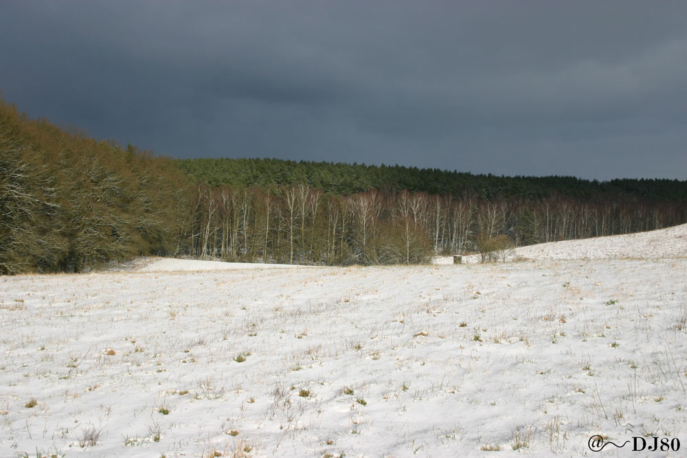 Schneewolken ziehen auf