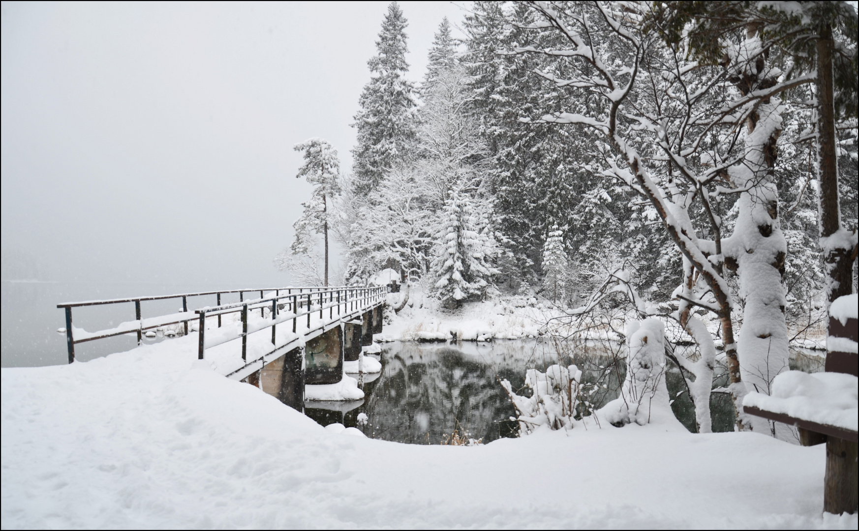 ---Schneezauber am Eibsee---