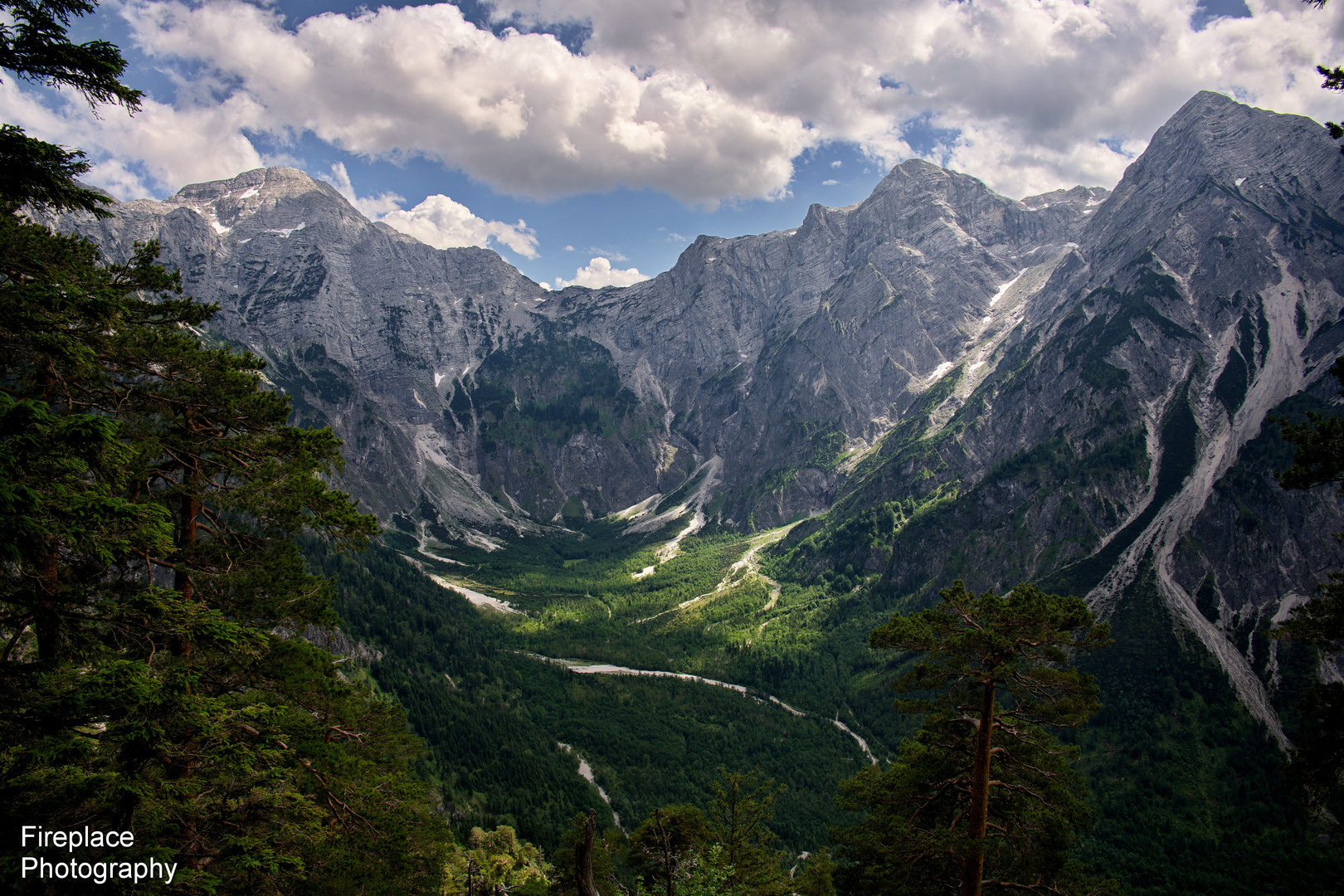 Schneiderberg im Almtal. Fantastische Bergpanorama