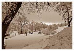 Schneit der Himmel weisse Sterne...