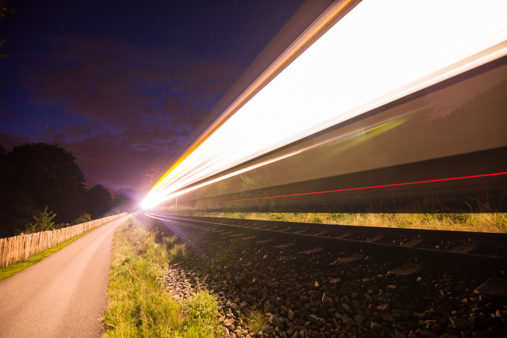 Schnell die letzte Bahn erreichen