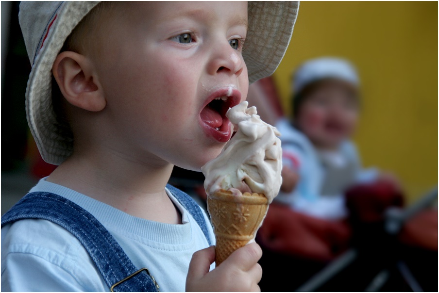 Schnell noch ein Eis bevor der Sommer vorbei ist