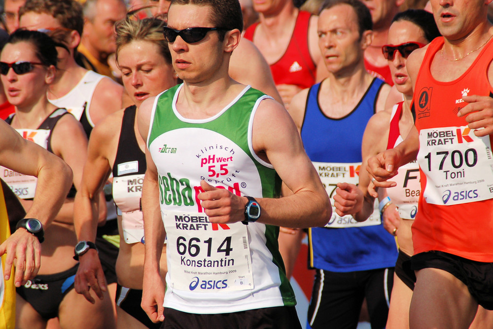 schnell unterwegs, Hamburger Marathon 2009