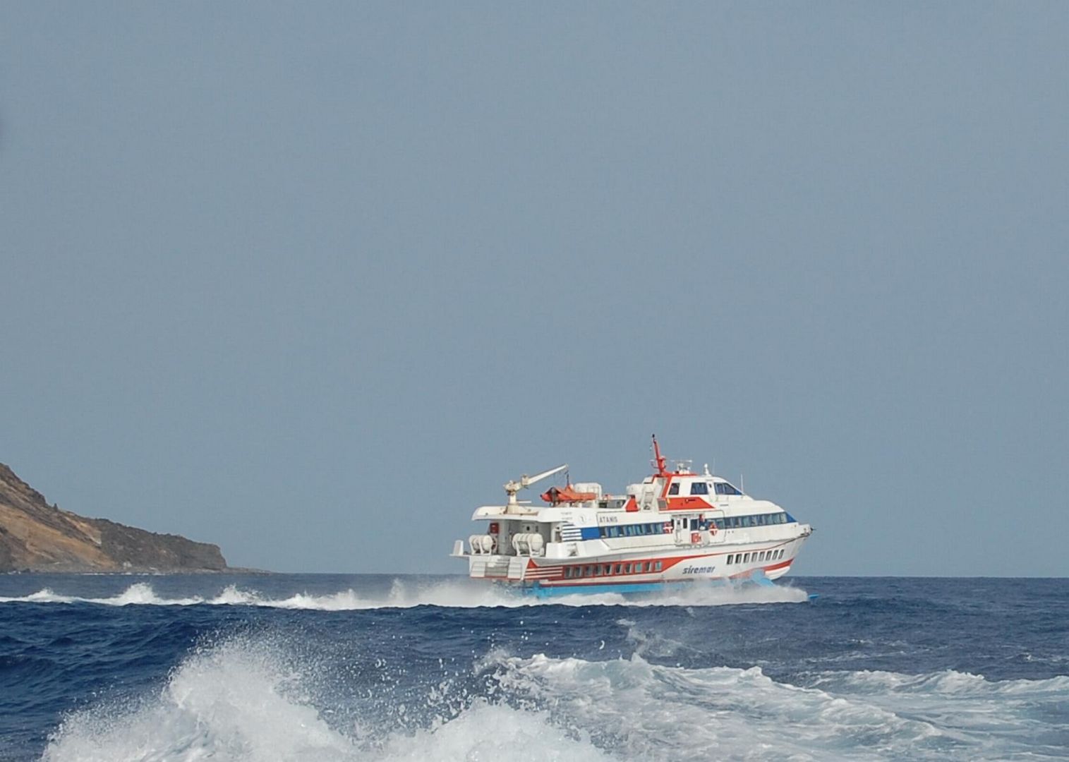 Schnellboot Stromboli-Tropea / Calabrien