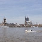 Schnelle Boot auf der Rheine 