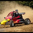 schnelle Kurve beim Autocross