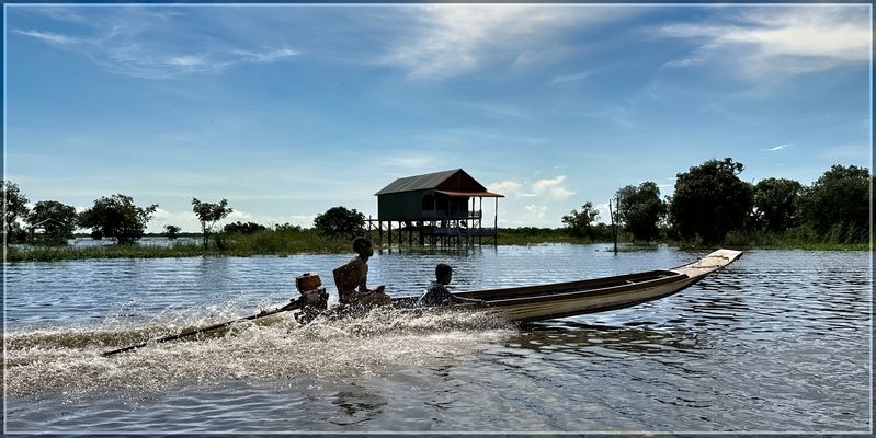 Schnellstraße in Kampong Phluk