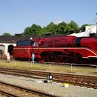 Schnellzugdampflokomotive 18201 im Bahnbetriebswerk Nossen