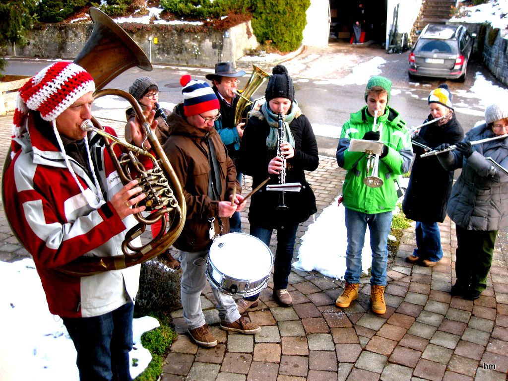 Schnurranten vorm Haus 28.12.13