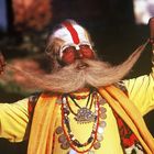 Schnurrbart- Sadhu (Baba), Pashupatinath, Nepal