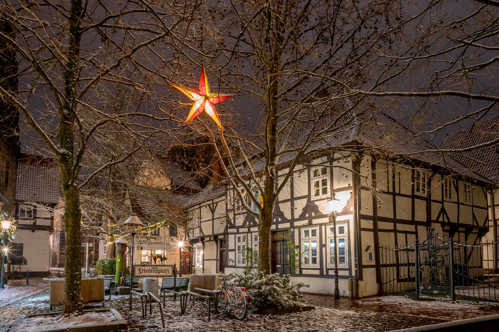 Schnurrviertel im Schnee(matsch)