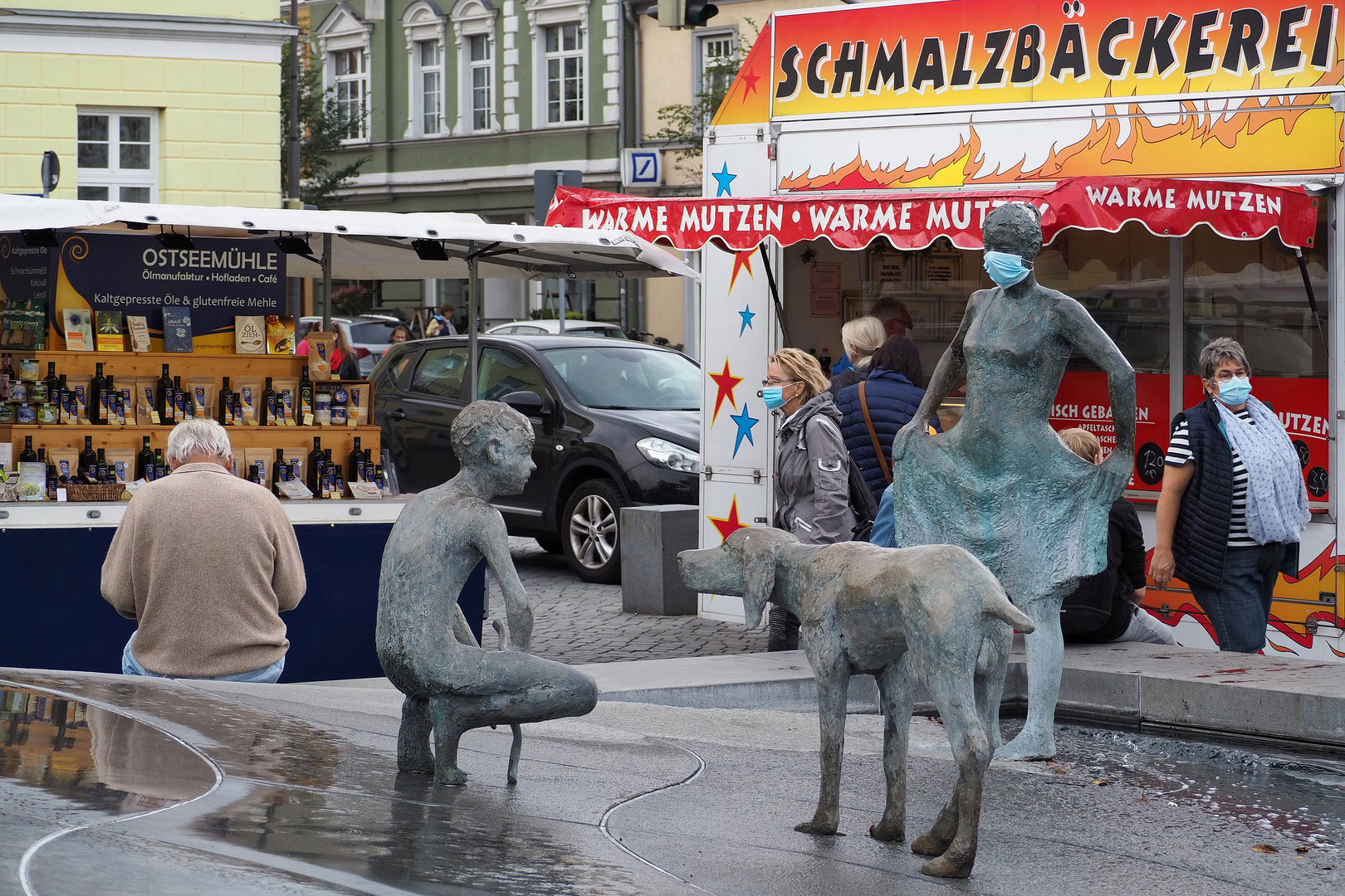 Schnutenpulli am Ribnitzer Brunnen