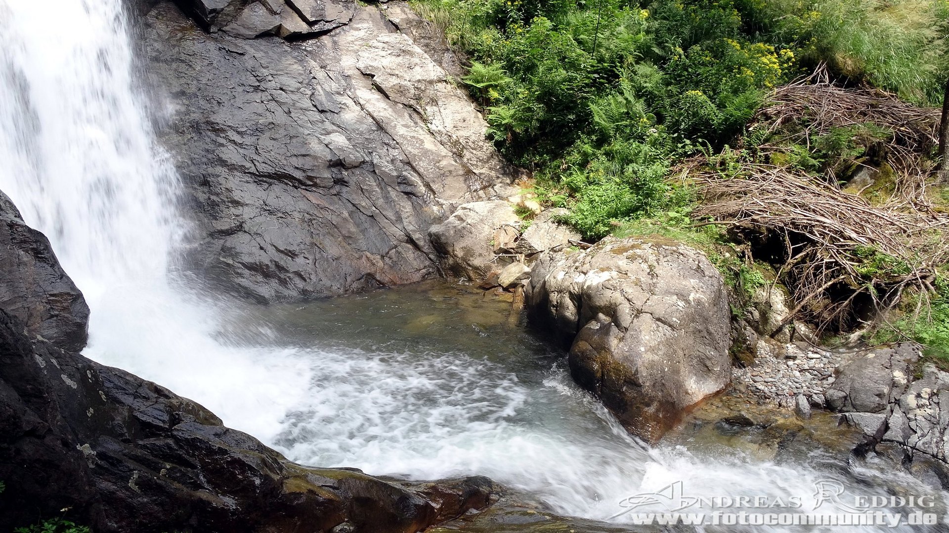 Schöder Wasserfall in der Nähe von Murau/Österreich - 24.07.2015
