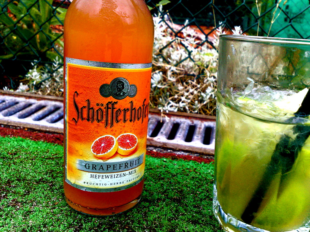 schöfferhofer grape + caipirinha