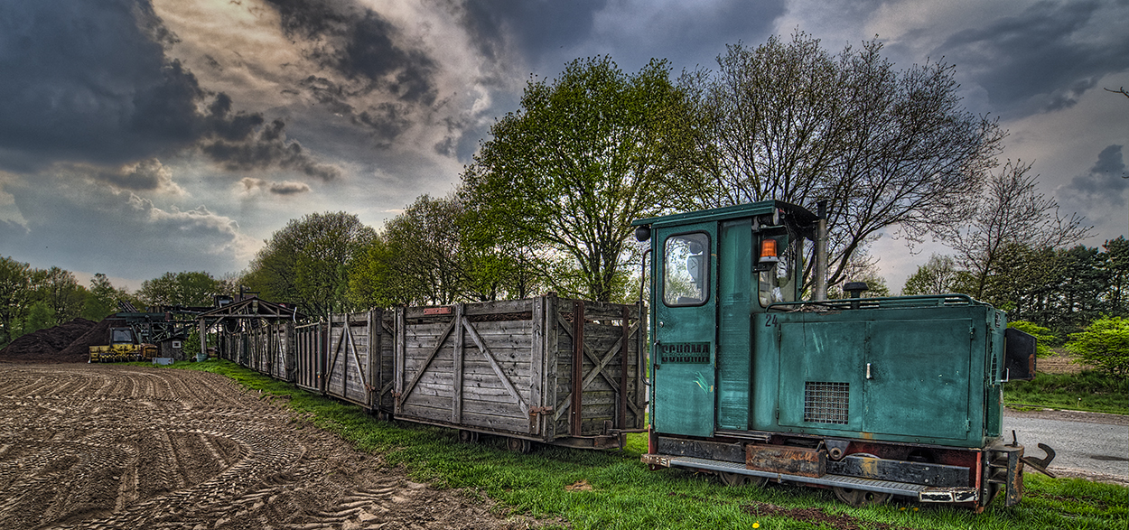 Schöma Schmalspureisenbahn für den Torftransport