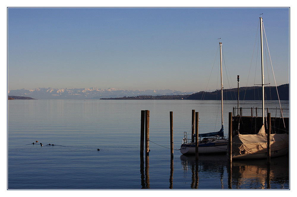 schön am see...