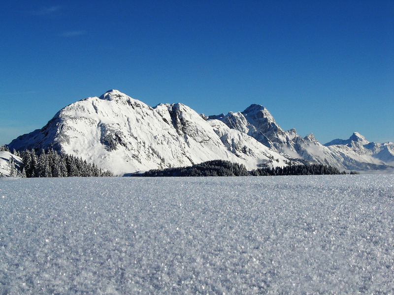 ...schön glitzernder schnee...