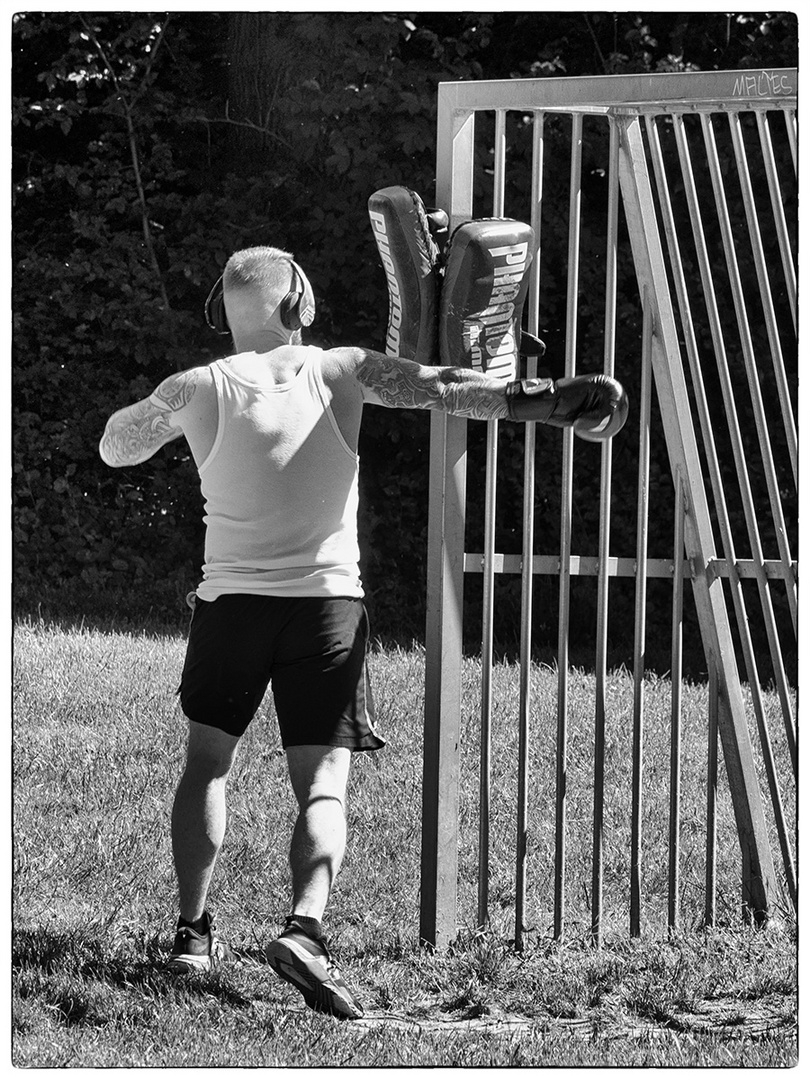 Schön im Training bleiben...