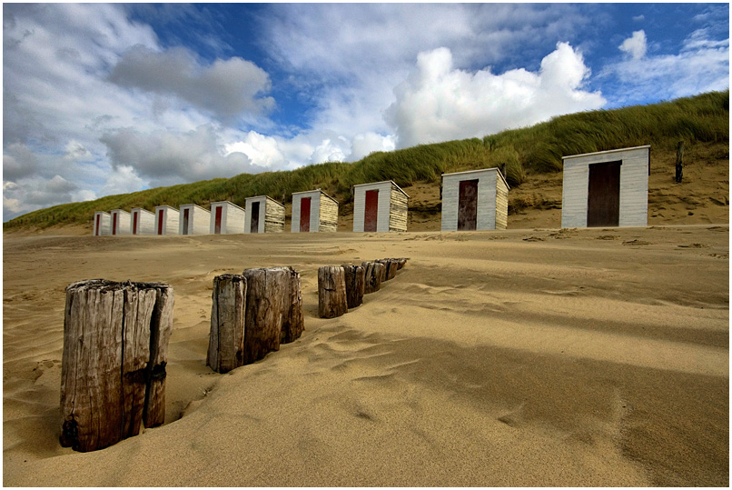 schön leer am Strand