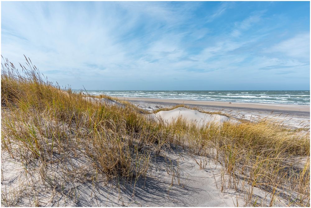 Schön leer der Strand