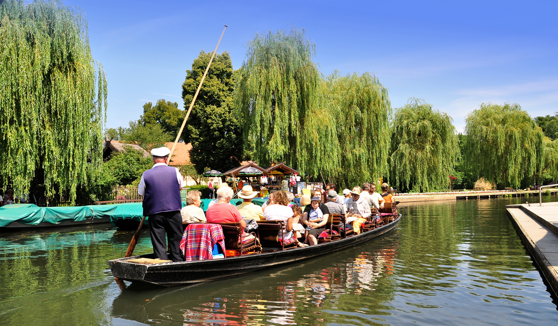 Schön war die Kahnpartie im Spreewald....