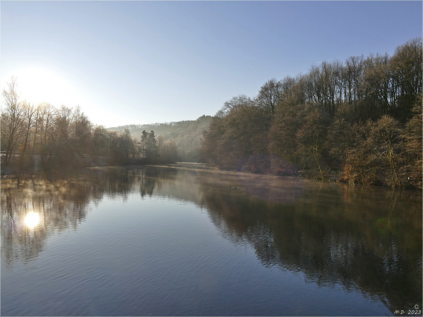 Schön war es heute Morgen am See.