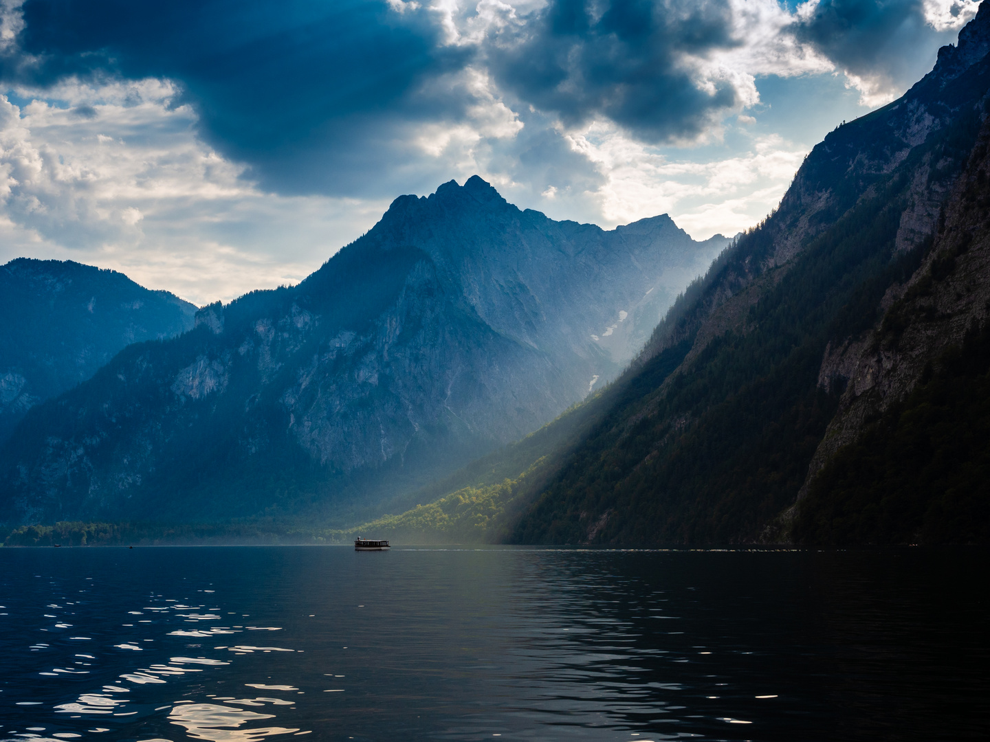 Schönau am Königssee (Berchtesgadener Land) - Alpenblick