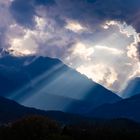 Schönau am Königssee (Berchtesgadener Land) - Blick auf die Alpen