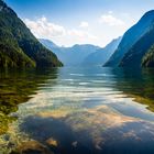 Schönau am Königssee - Blick auf die Alpen