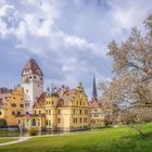 Schönau: ein Wasserschloss im Frühling