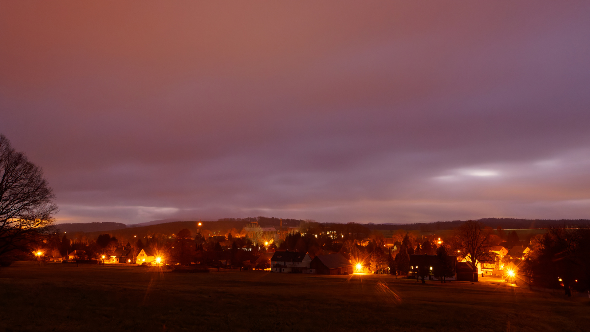 Schönbach am Morgen vor dem 4. Advent