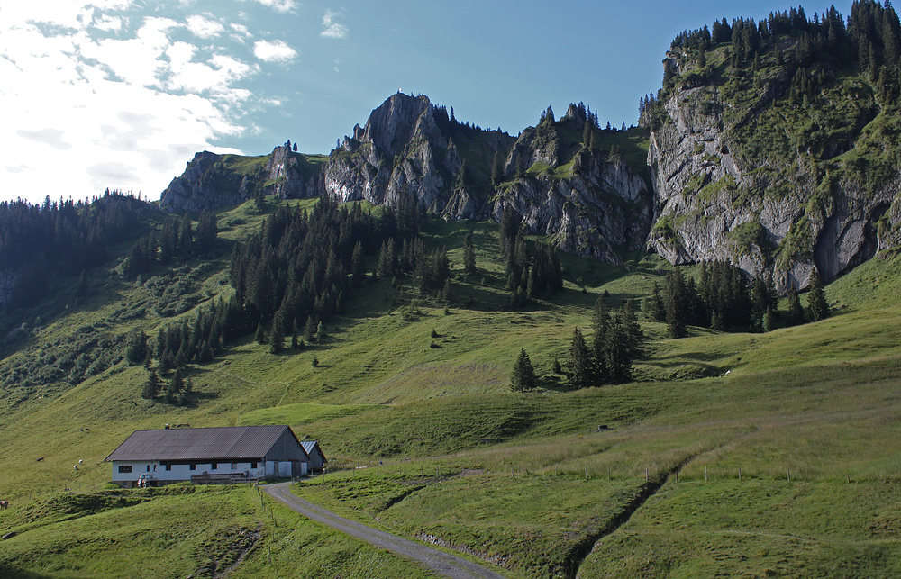 Schönbergalpe mit Beslerkopf