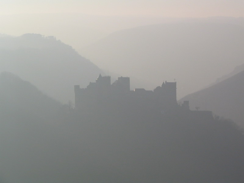 Schönburg bei Nebel