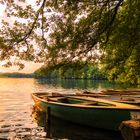 Schöne Abendstimmung am See